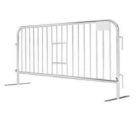 8 ft Metal Barricade | Feet Options | Hot Dip Galvanized