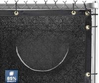 Block 85 Privacy Screen - Half-Moon Wind Vents